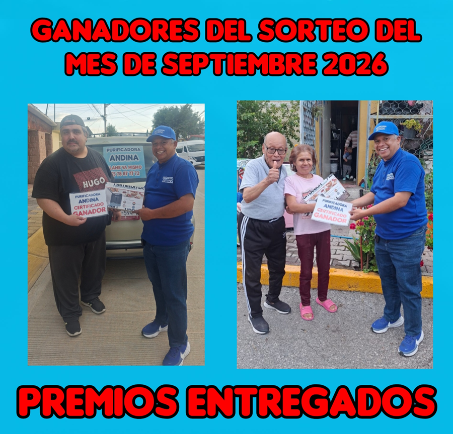 GANADORES MAYO 26